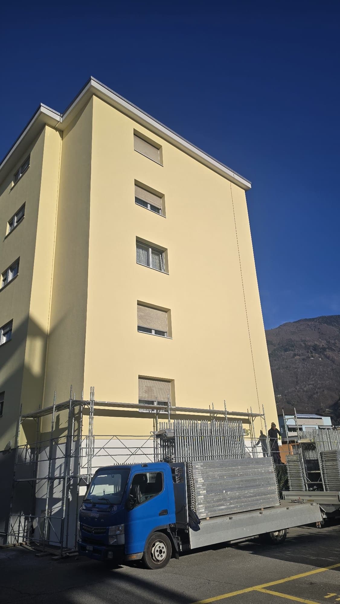 Facciata tinteggiata completata a Locarno — Libera Pittura